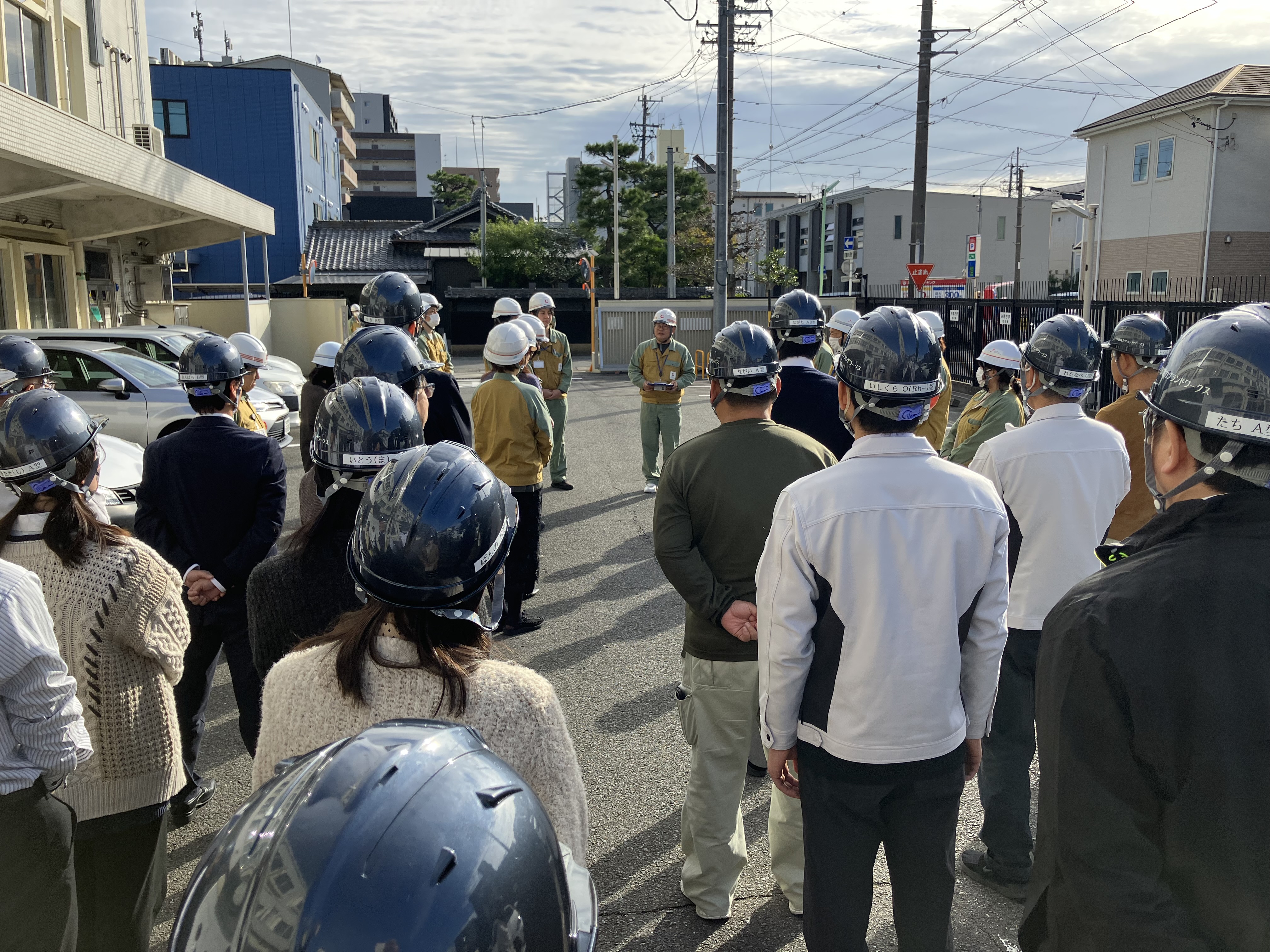 避難完了後、全員の安否を確認